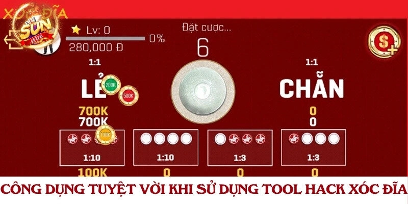 Công dụng tuyệt vời khi sử dụng tool hack xóc đĩa