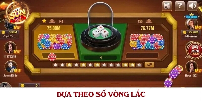 Dựa theo số vòng lắc