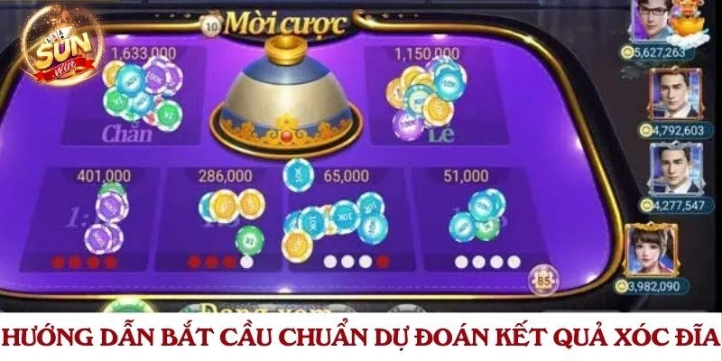 Hướng dẫn bắt cầu chuẩn dự đoán kết quả xóc đĩa