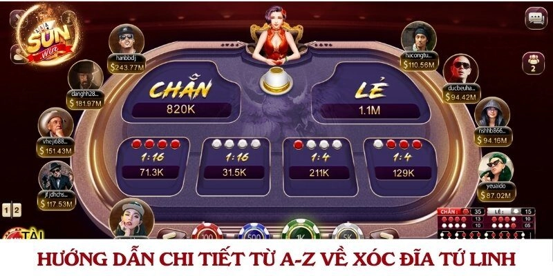 Hướng dẫn chi tiết từ A-Z về xóc đĩa Tứ Linh