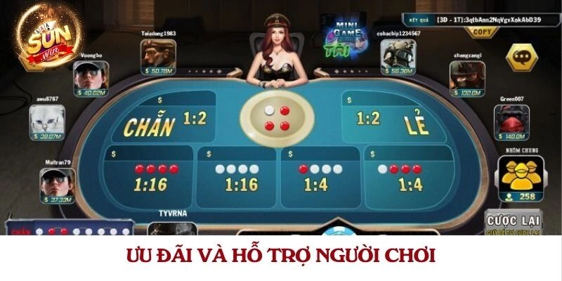 Ưu đãi và hỗ trợ người chơi